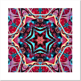 Pink Kaleidoscope Posters and Art